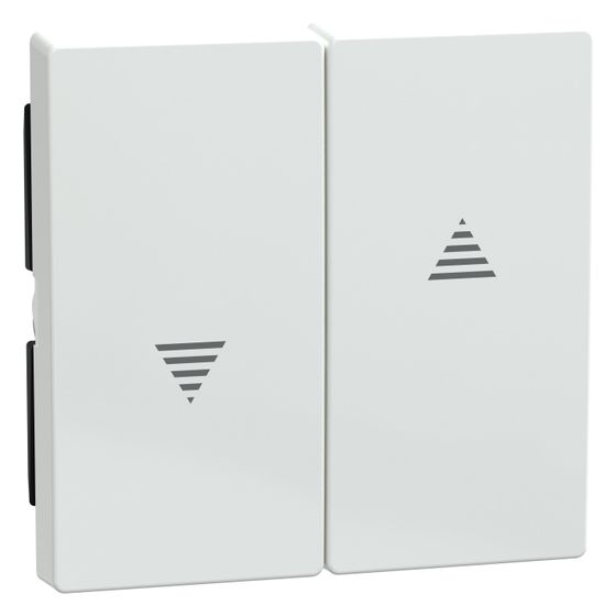 Merten Wippe System M, 71x71mm, Thermoplast, Aktivweiß, 432425