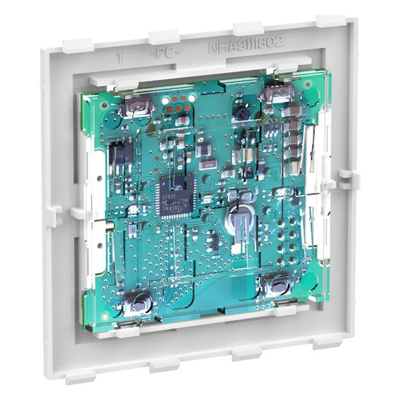 Merten Taster-Modul Wiser MEG5126-6000, 2 Wippen, 220V, 69x66x25mm, IP20, MEG5126-6000