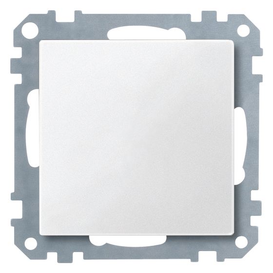 Merten Blindabdeckung System M, 55x55mm, Duroplast, Polarweiß, 391719