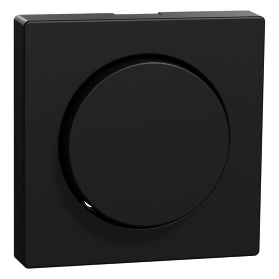 Merten Abdeckplatte System M, 74x74x21mm, Thermoplast, Schwarz, MEG5250-0403
