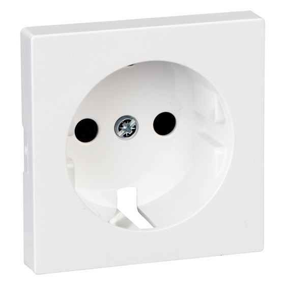 Merten Abdeckplatte System M für Steckdose, 55x55mm, Thermoplast, Aktivweiß, MEG2330-0325