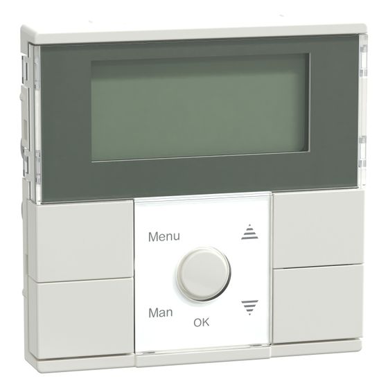 Merten Zeitschaltuhr-Modul System M Standard, 55x55mm, Thermoplast, Polarweiß glänzend