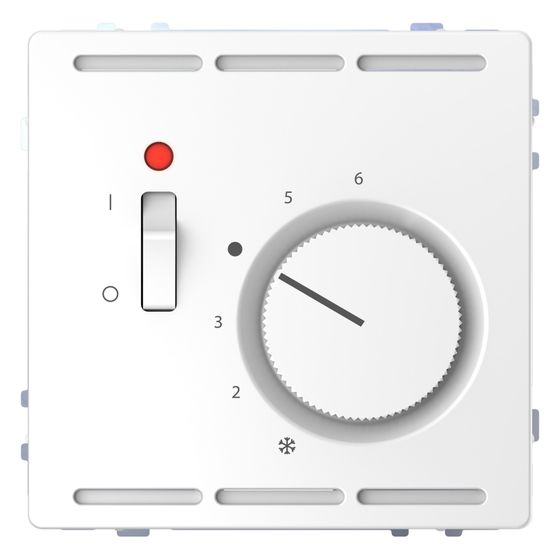 Merten Thermostat System Design MEG5760-6035, 230V, Thermoplast, Lotosweiß