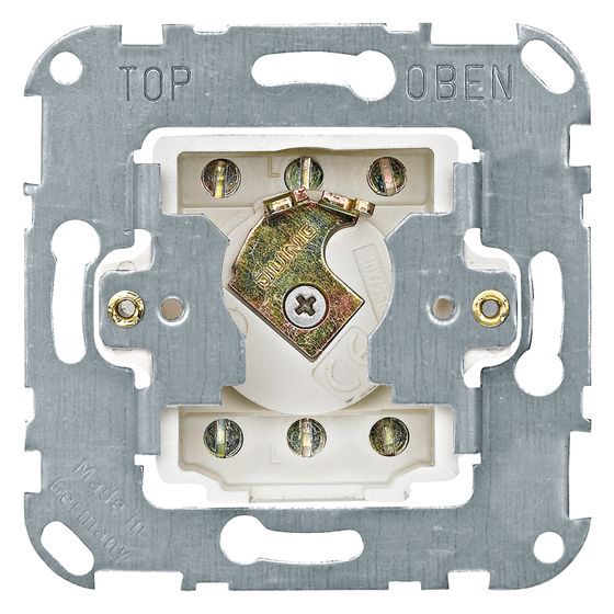 Merten Wechsel-Rastschalter 318601, 10A 250V, Unterputz, Metall Kunststoff