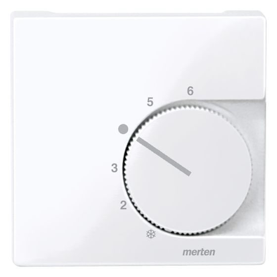 Merten Zentralplatte System M, 55x55mm, Thermoplast, Aktivweiß