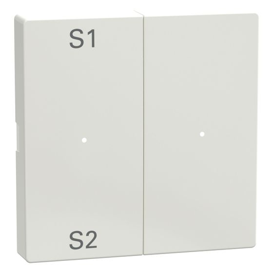 Merten Wippe System M, 55x55mm, Thermoplast, Polarweiß