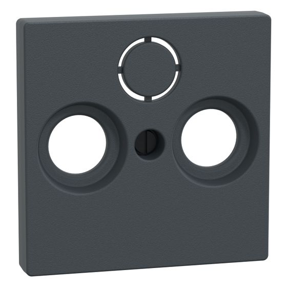 Merten Abdeckplatte System M, 55x55mm, Thermoplast, Anthrazit