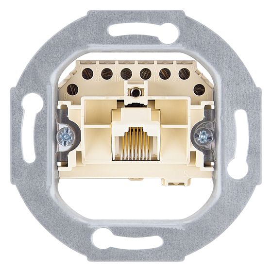 Merten Datenbuchse UAE-Einsatz 8, Unterputz, 70x70x30mm, Weiß