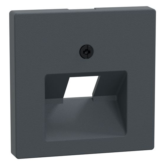 Merten Abdeckplatte System M, 55x55mm, Thermoplast, Anthrazit
