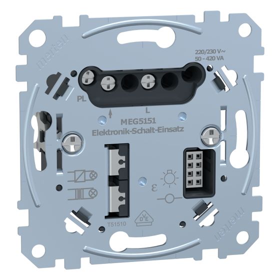 Merten Elektronik-Schalt-Einsatz MEG5151-0000, 230V, 50-420W, 71x71x46mm