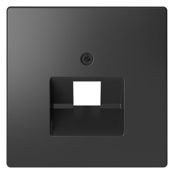 Merten Abdeckplatte System Design, 71x71x16mm, Thermoplast, Anthrazit, MEG4521-6034