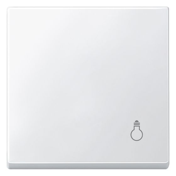 Merten Wippe System M, 55x55mm, Polykarbonat, Polarweiß, MEG3302-0419