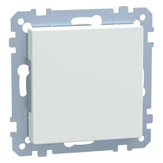 Merten Blindabdeckung System M, 73x73x23mm, Thermoplast, Polarweiß, 391619