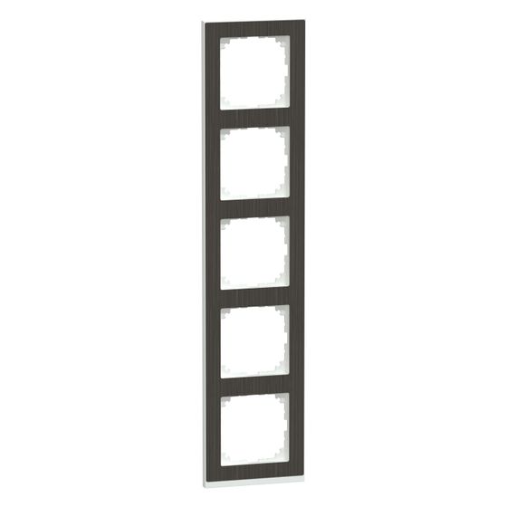 Merten Abdeckrahmen M-Pure Decor 5fach, 375x83x100mm, Kunststoff, Eiche/Aktivweiß