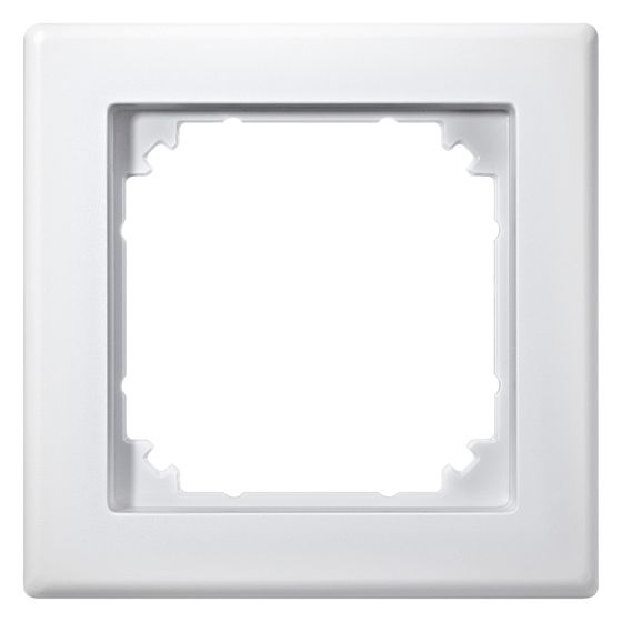 Merten Abdeckrahmen M-Smart, 80,5x80,5x10,1mm, Thermoplast, Polarweiß