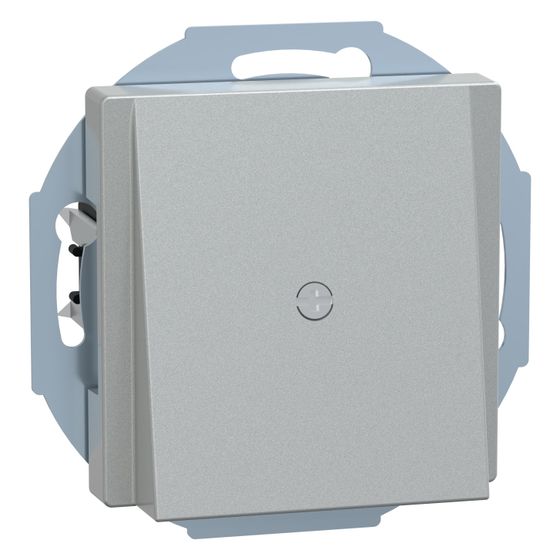 Merten Kabelausgang System M 295660, 70x70x35mm, Thermoplast, Aluminium