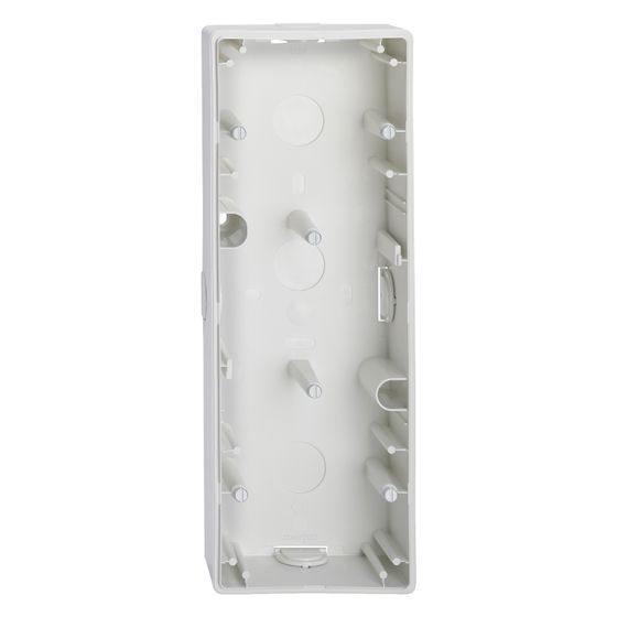 Merten Aufbaugehäuse M-Smart 3fach, 224x80x37mm, Kunststoff, Polarweiß