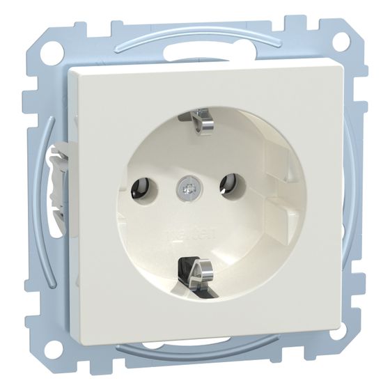 Merten Steckdose System M MEG2301-0619, 16A 250V, Duroplast, Polarweiß