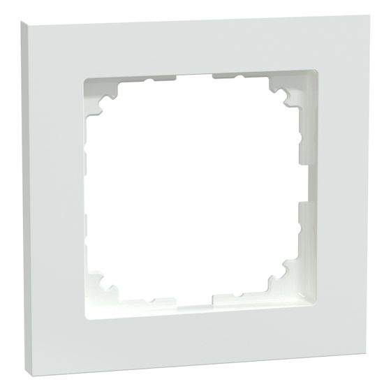 Merten Abdeckrahmen M-Pure 1fach, 90x90x12mm, Kunststoff, Aktivweiß, MEG4010-3625