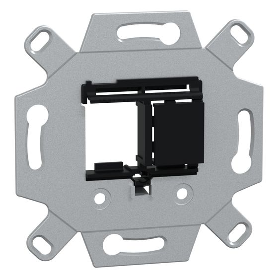 Merten UP-Montageadapter Merten inserts, 71x71x16mm, Schwarz, MEG4580-0001