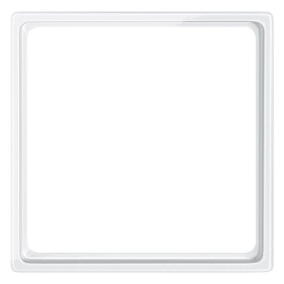 Merten Zwischenring System M, 56x56x7mm, Thermoplast, Polarweiß glänzend, 518519