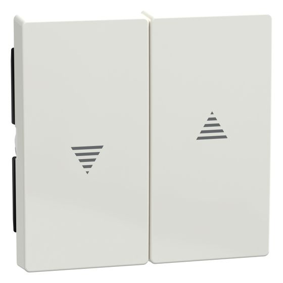 Merten Wippe System M, 71x71mm, Thermoplast, Polarweiß, 432419
