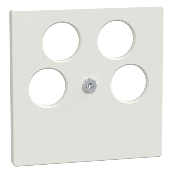 Merten Abdeckplatte System M, 55x55mm, Thermoplast, Polarweiß, 296519