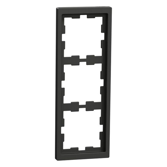 Merten Abdeckrahmen D-Life 3fach, 234x90x12mm, Thermoplast, Anthrazit