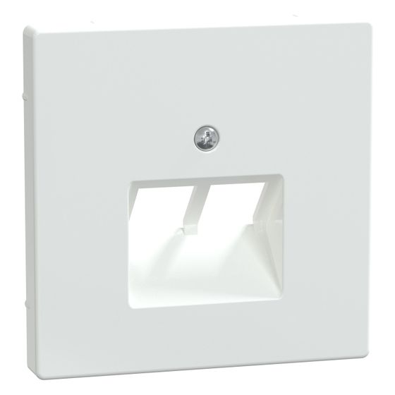 Merten Abdeckplatte System Design MEG4522-6035, 71x71x16mm, Thermoplast, Lotosweiß