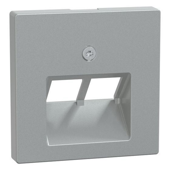 Merten Abdeckplatte System M 298060, 55x55mm, Thermoplast, Aluminium