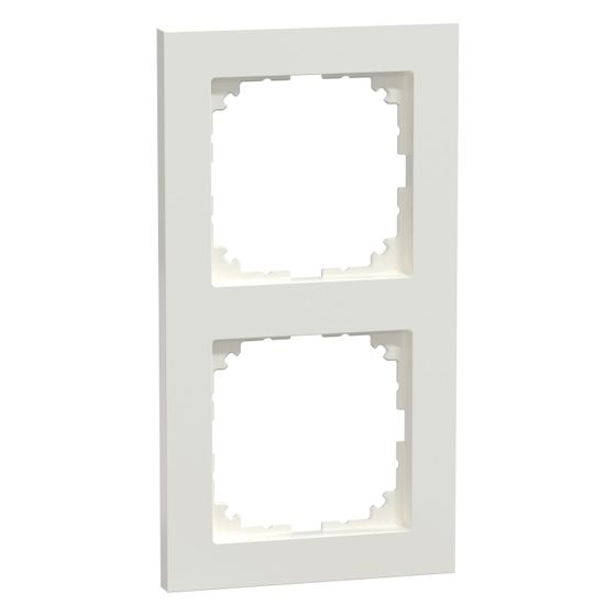 Merten Abdeckrahmen M-Pure MEG4020-3619, 153,9x82,7x10,1mm, Thermoplast, Polarweiß