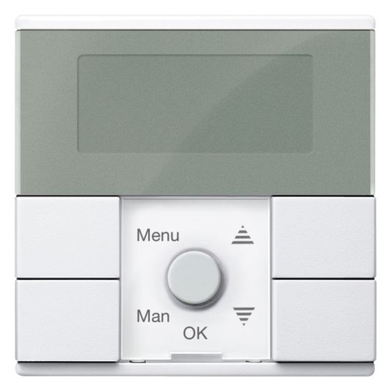 Merten Zeitschalter System M MEG5754-0419, 55x55mm, 230V, Polykarbonat, Polarweiß