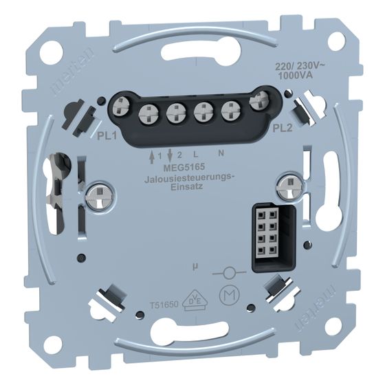 Merten Jalousiesteuerungs-Einsatz PlusLink, 230V 1.000W IP20 Unterputz, MEG5165-0000