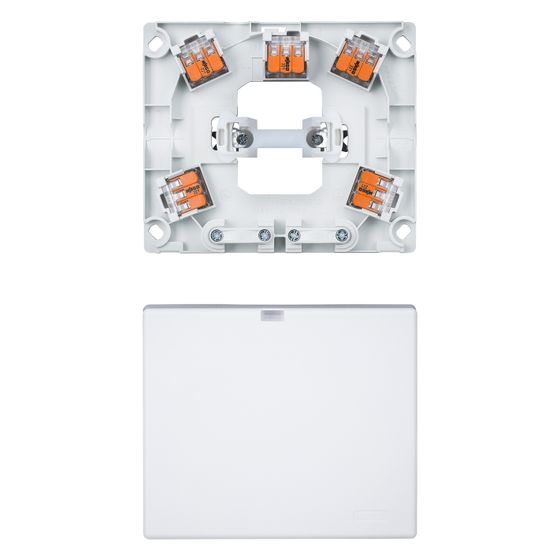 Merten Herd- und Geräteanschlussdose HD MEG1010-9019, 112,25x22,6x132,85mm, Kunststoff, Weiß