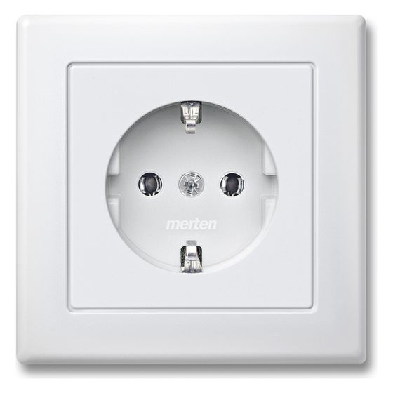 Merten Steckdose M-SMART, 16A 250V, Duroplast, Polarweiß, MEG2301-1619