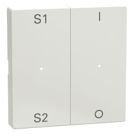 Merten Wippe System M MEG5228-0319, 55x55mm, Thermoplast, Polarweiß