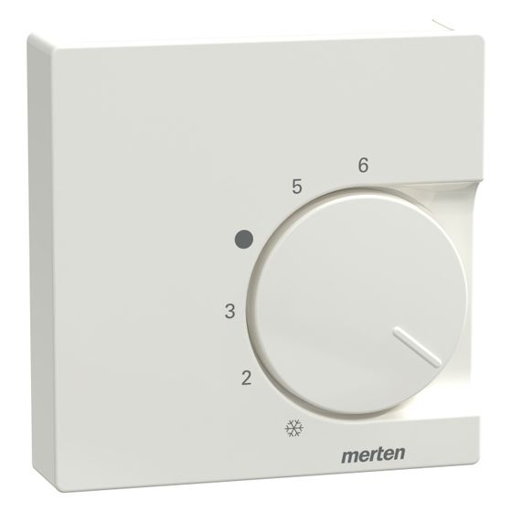 Merten Zentralplatte System M, 55x55mm, Thermoplast, Polarweiß glänzend