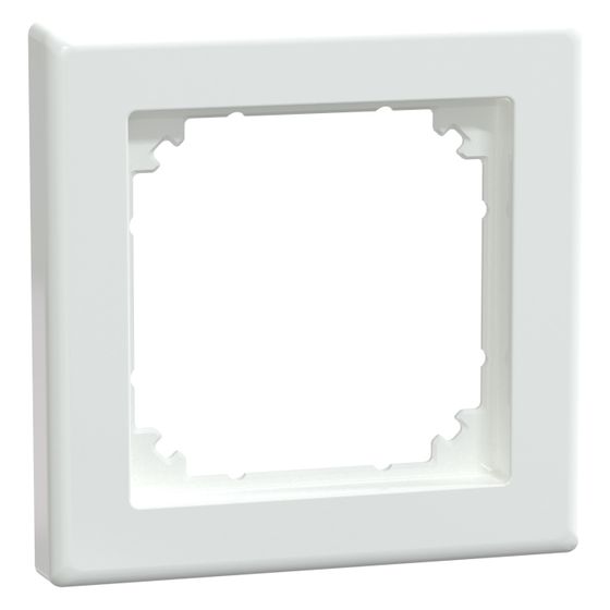 Merten Abdeckrahmen System M M-Smart 1fach, 80,5x80,5x10,1mm, Thermoplast, Aktivweiß