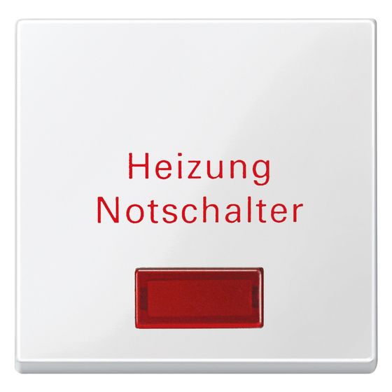 Merten Wippe System M, 55x55mm, Polykarbonat, Polarweiß