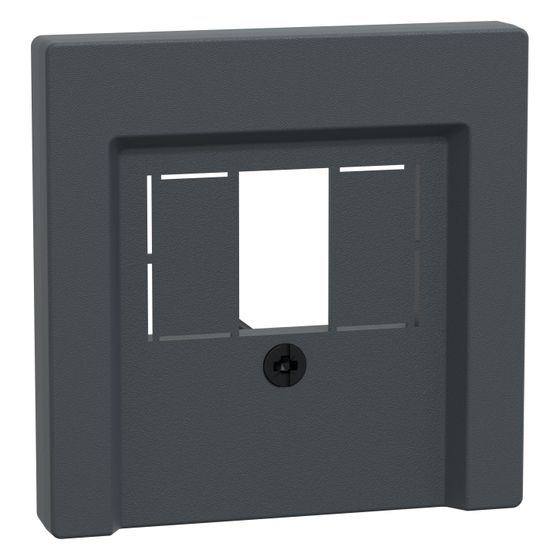 Merten Abdeckplatte System M, 56x56x17mm, Thermoplast, Anthrazit