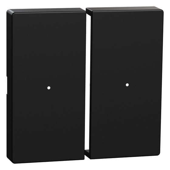 Merten Wippe System M MEG5220-0403, 2 Wippen, 74x74x21mm, Thermoplast, Schwarz