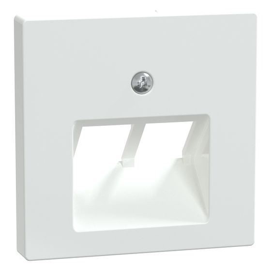 Merten Zentralplatte System M 296125, 56x56x17mm, Thermoplast, Aktivweiß