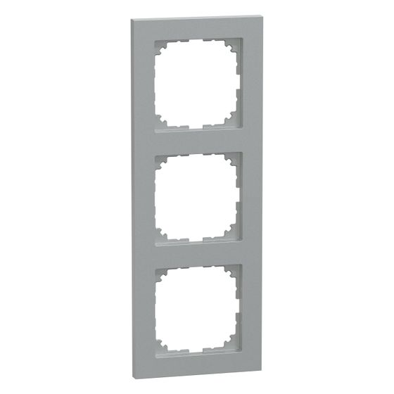 Merten Abdeckrahmen M-Pure 3fach MEG4030-3660, 225,1x82,7x10,1mm, Thermoplast, Aluminium