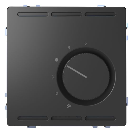 Merten Thermostat System Design, 230V, 10A, IP20, Thermoplast, Anthrazit