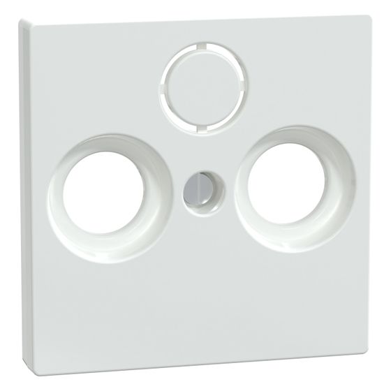 Merten Abdeckplatte System M, 57x56x10mm, Thermoplast, Aktivweiß, 296725