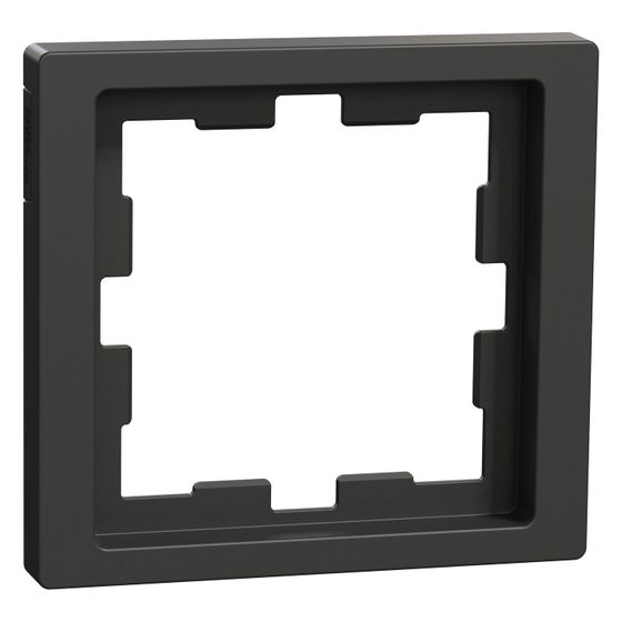 Merten Abdeckrahmen D-Life MEG4010-6534, 1fach 90x90x12mm, Thermoplast, Anthrazit