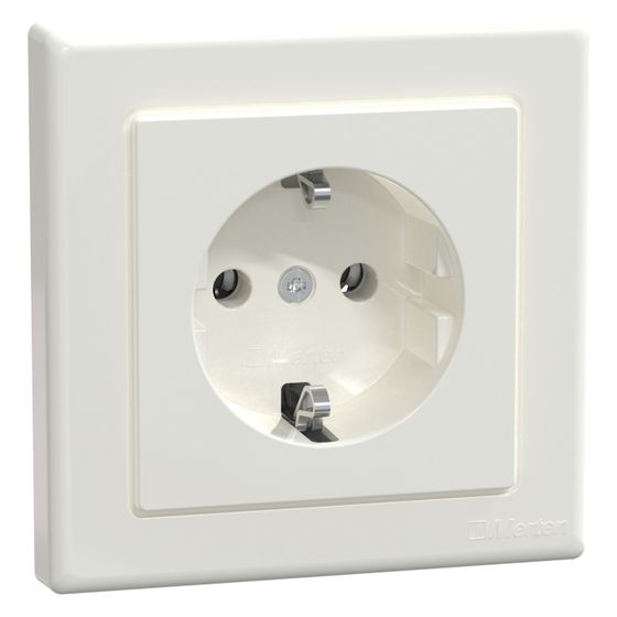 Merten Steckdose M-SMART, 16A 250V, Unterputz, Thermoplast, Polarweiß, MEG2301-1519