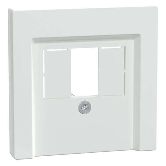 Merten Zentralplatte System M, 55x55mm, Thermoplast, Aktivweiß, 296025