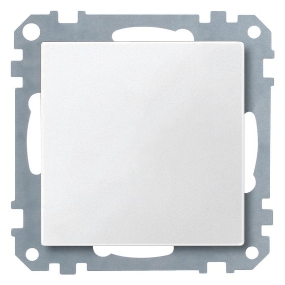 Merten Blindabdeckung System M, 55x55mm, Polykarbonat, Polarweiß, 391819