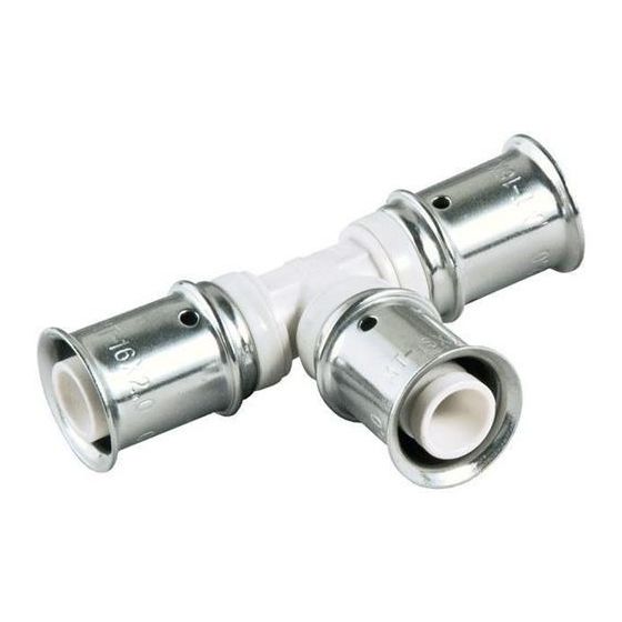 Multitubo Press-T-Stück reduziert aus PPSU 20x16x20mm